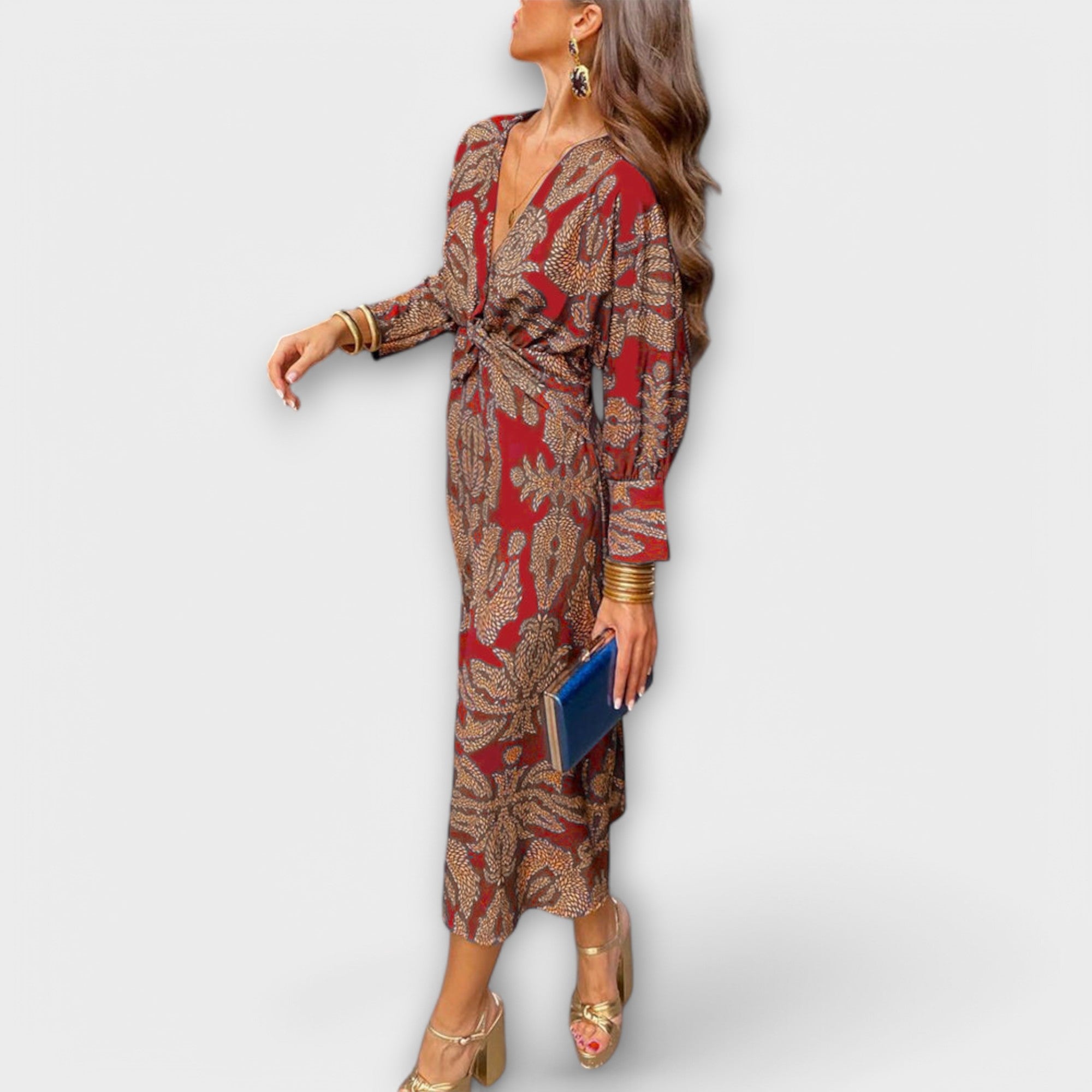 Oriana  ™ ｜ Elegantné šaty s dlhými rukávmi