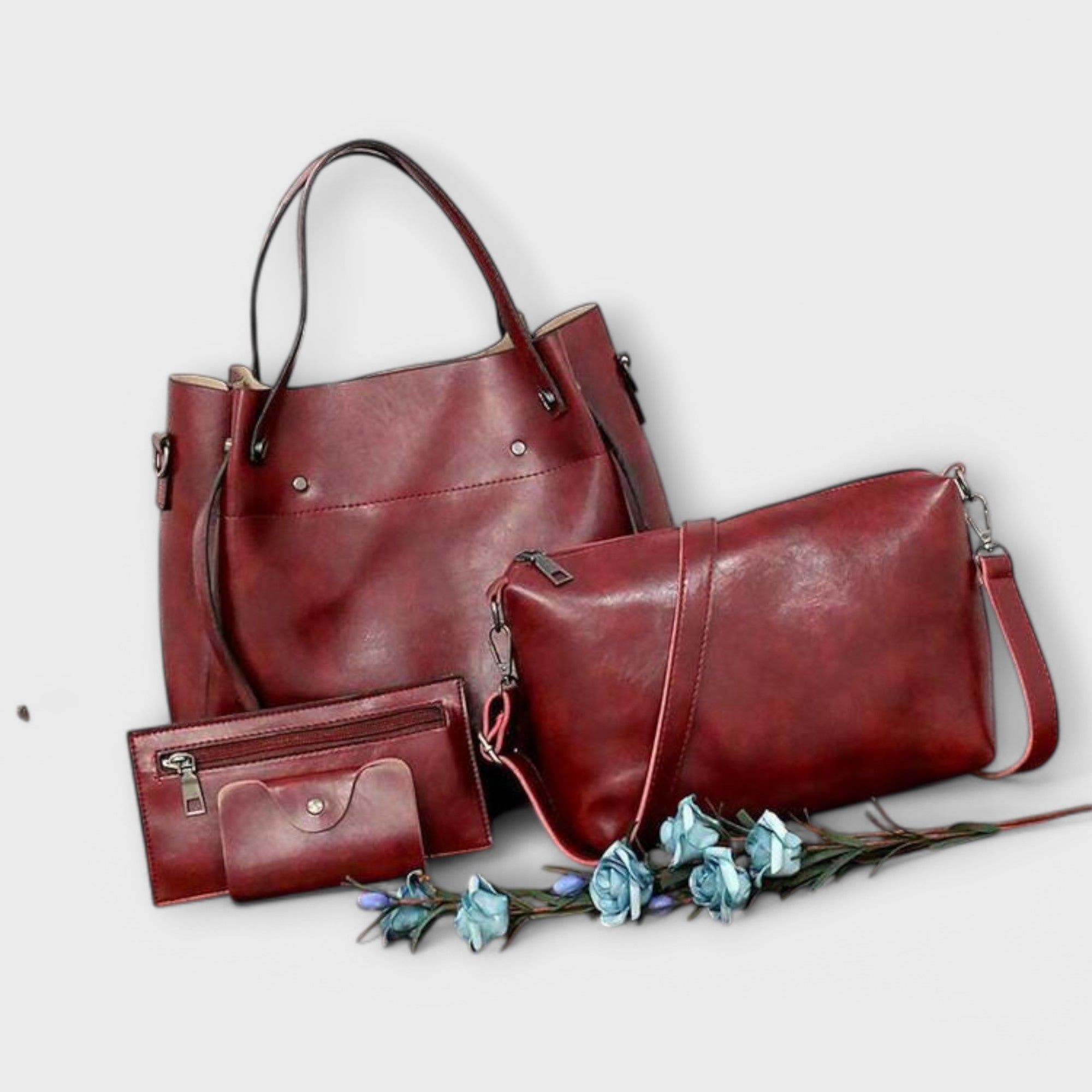 Monika ™ ｜ 4-dielna vintage taška sada