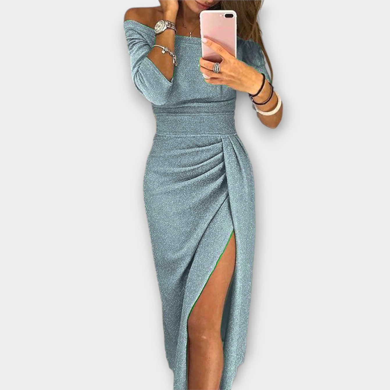 Lena ™ ｜ Elegantné Off-Shoulder Šaty