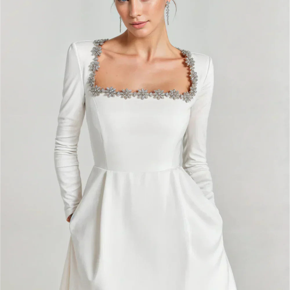 Emília™ | Zamatové minišaty