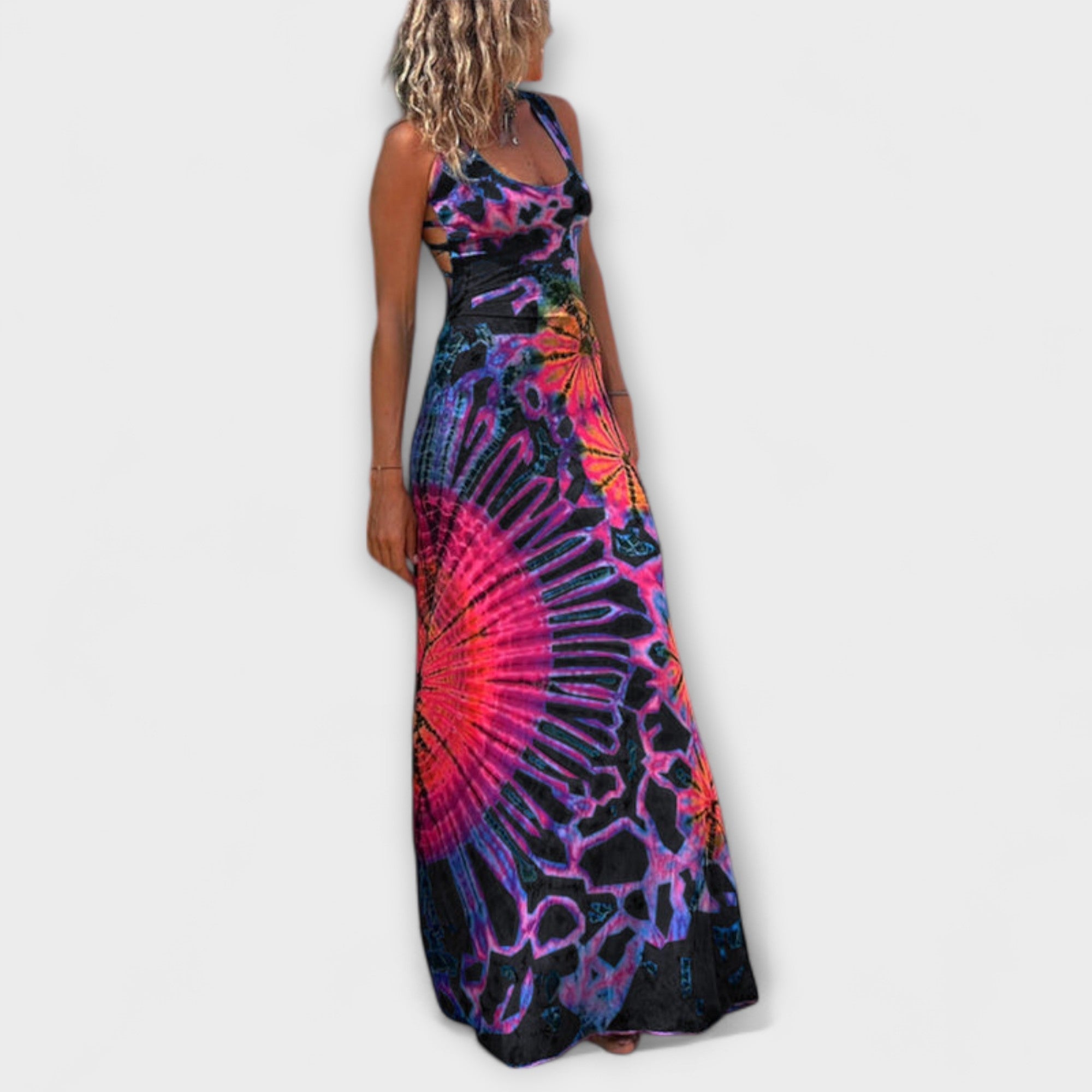 Ronja  ™ ｜ La Bamba Tie-Dye Print Maxikrása