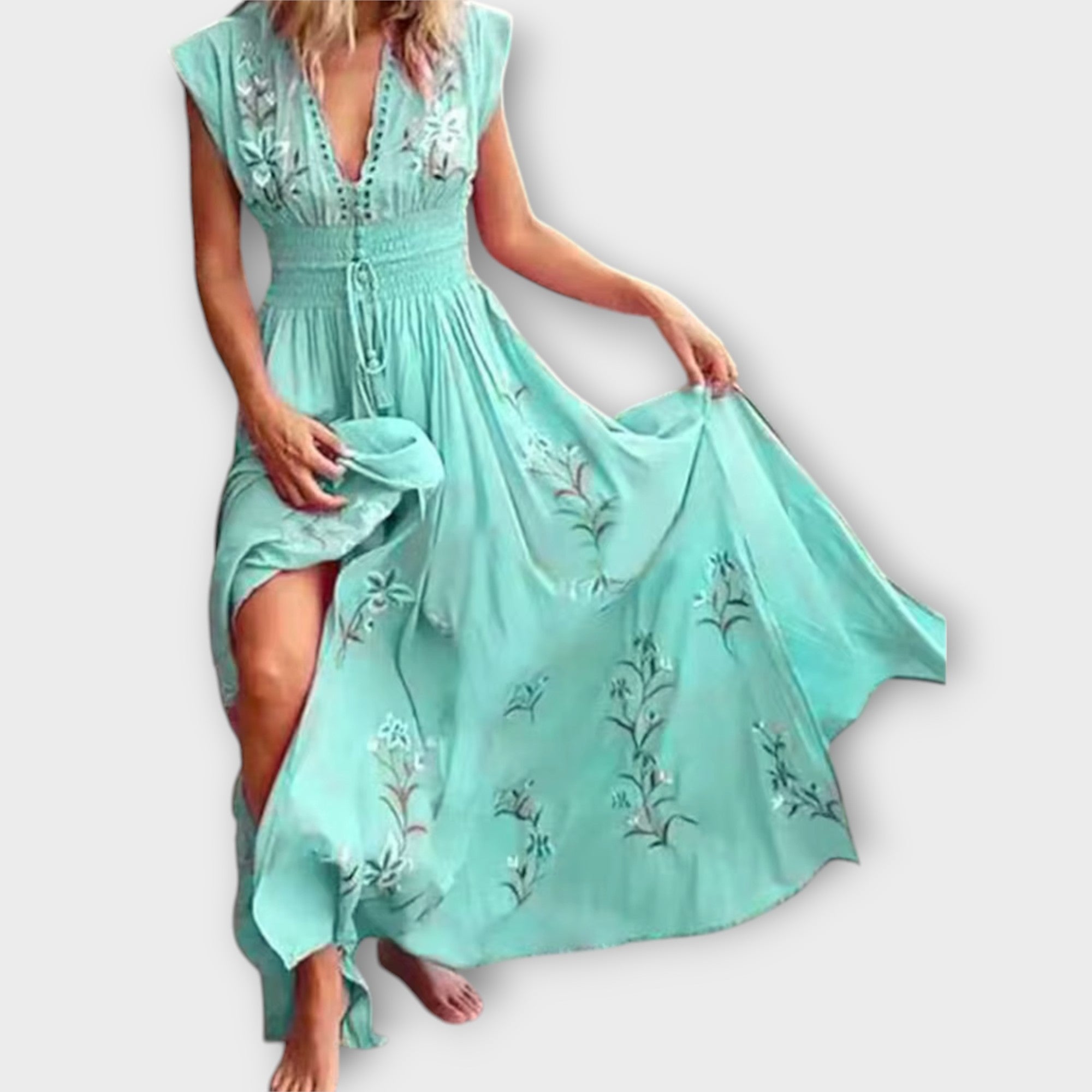 Felizia  ™ ｜ Boho šaty s čarovnými výšivkami