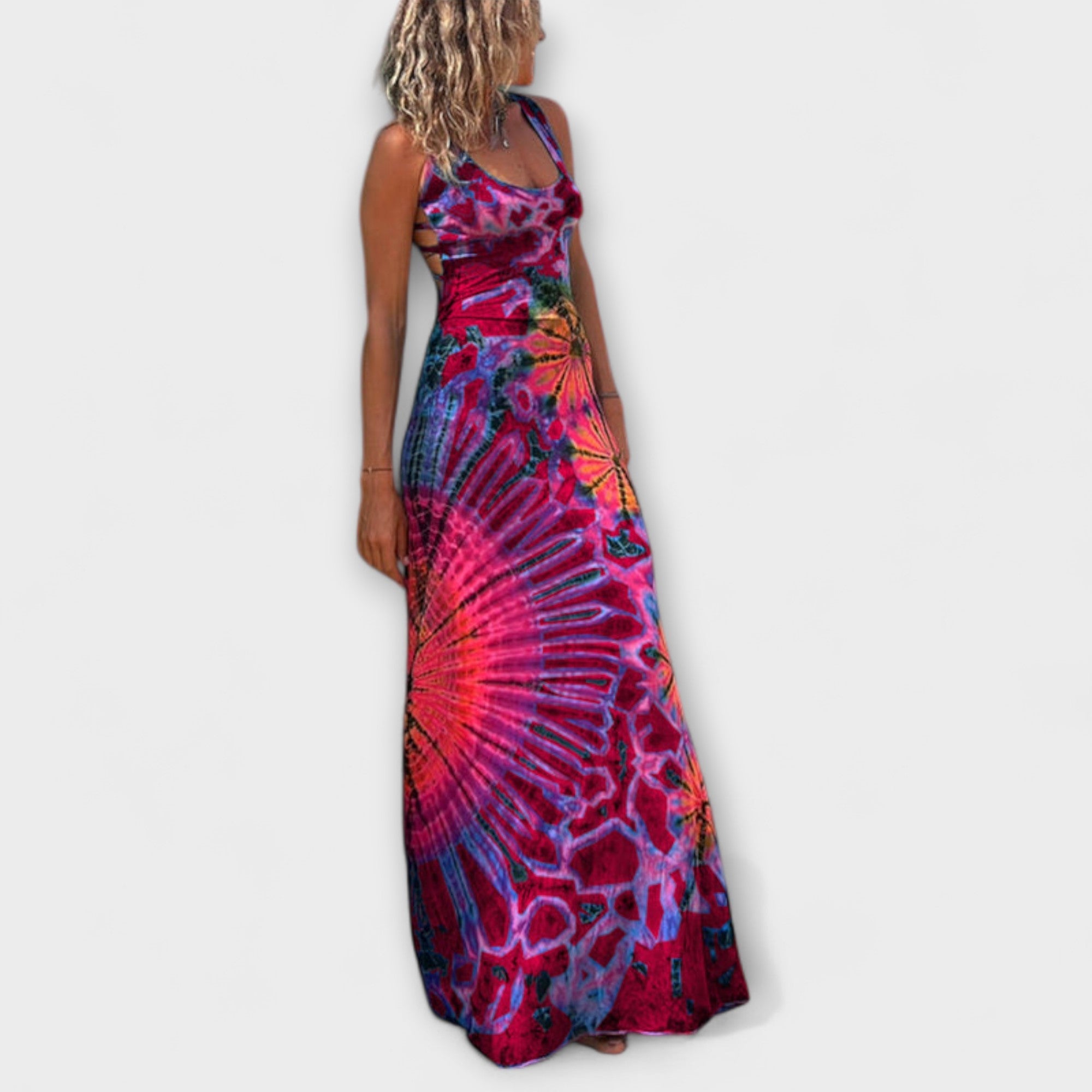 Ronja  ™ ｜ La Bamba Tie-Dye Print Maxikrása
