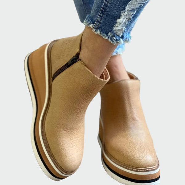 Lívia ™ ｜Inka kožené členkové topánky