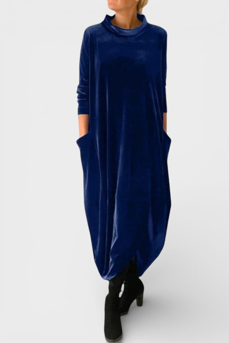 Sanna™ | Elegantti maksimekko taskuilla